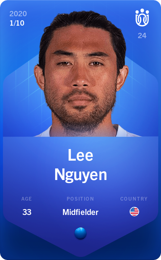 Sorare - Sorare Official - Lee Nguyen 2020-21 • Super Rare 1/10 - NFT # 52485376200728718633289476084543390372605742191965919246265598292096342592551
