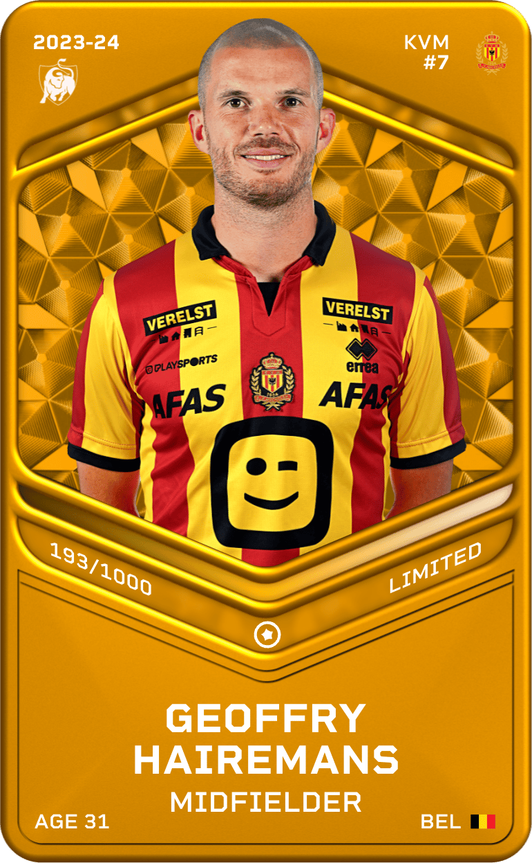 Geoffry Hairemans 2023-24 • Limited 193/1000