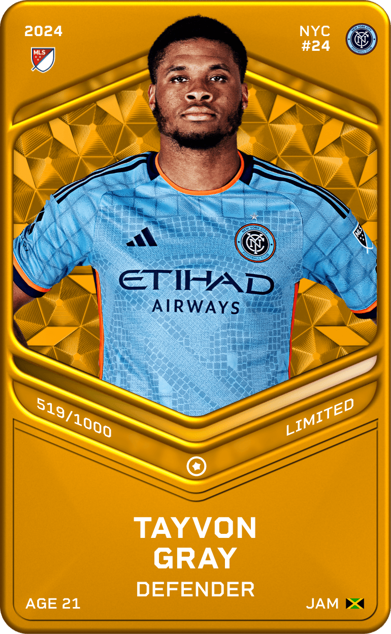 Tayvon Gray 2024-25 • Limited 519/1000