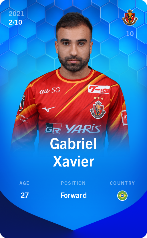 Sorare - Sorare Official - Gabriel Xavier 2021-22 • Super Rare 2/10 - NFT # 24280043450995243053008234555287136038595780316305837194912228278278929844017