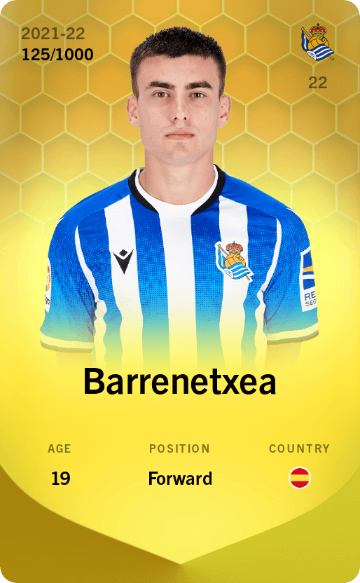 Barrenetxea 2021-22 • Limited 125/1000