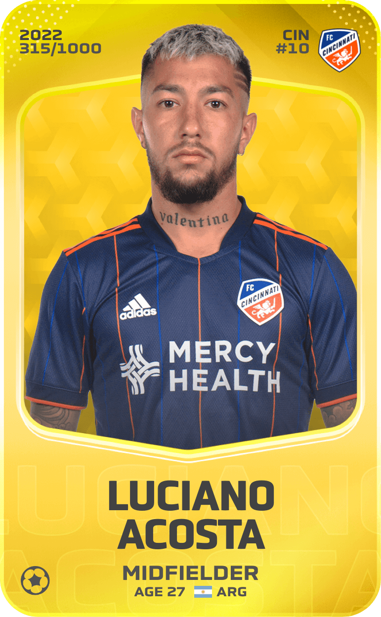 Luciano Acosta 2022-23 • Limited 315/1000