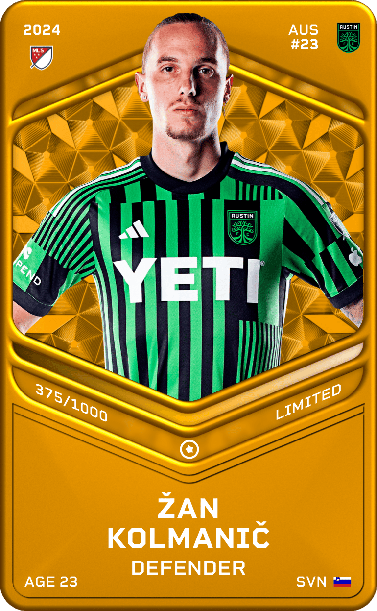 Žan Kolmanič  2024-25 • Limited 375/1000
