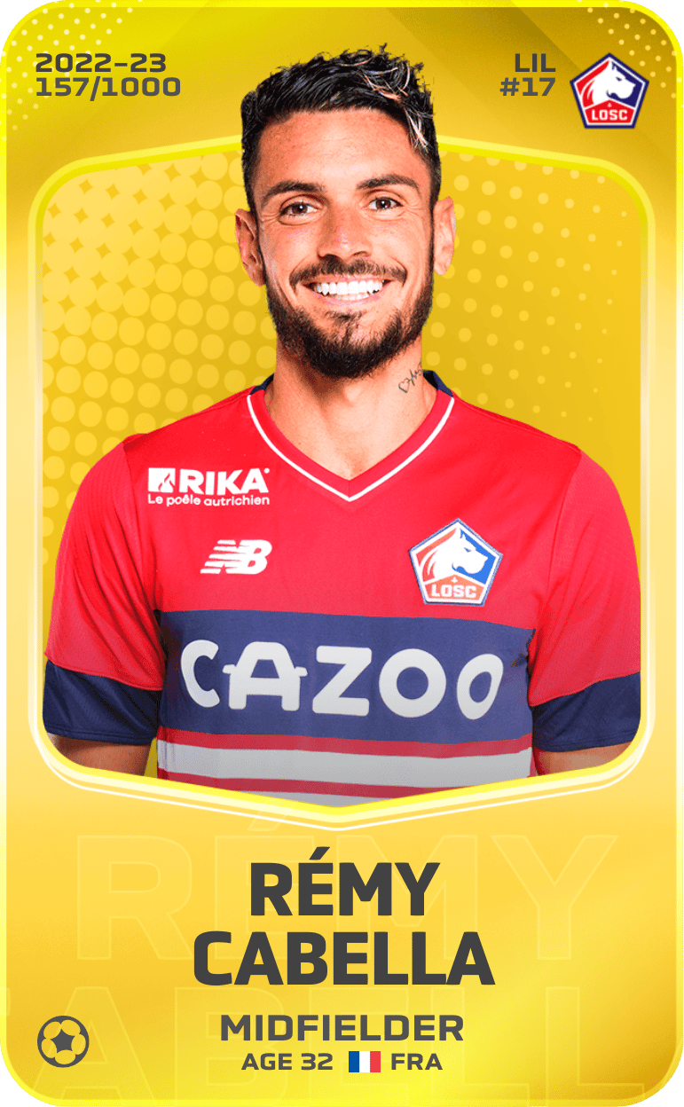 Rémy Cabella 2022-23 • Limited 157/1000