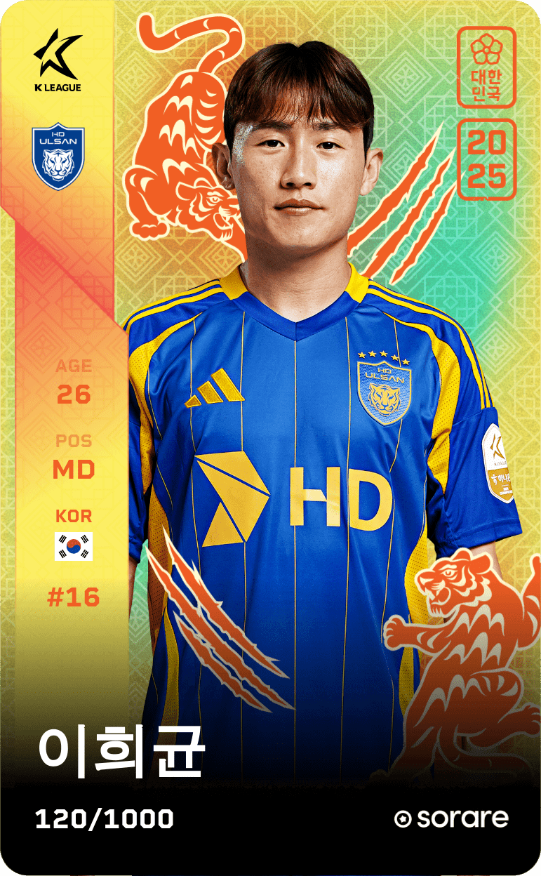 Huigyun LEE 2025-26 • Limited 120/1000