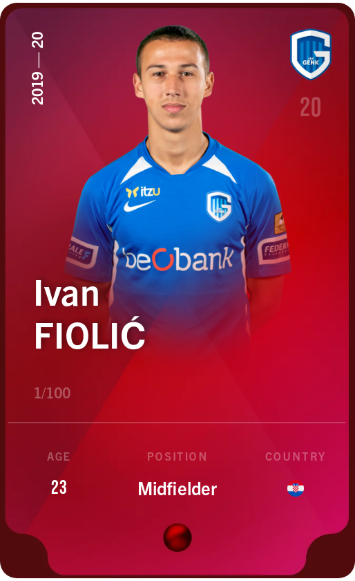 Sorare - Sorare Official - Ivan Fiolić 2019-20 • Rare 1/100 - NFT # 49862128210738580219375310950325056226672351919875391841346537600995811697701