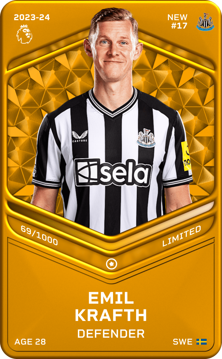 Emil Krafth 2023-24 • Limited 69/1000