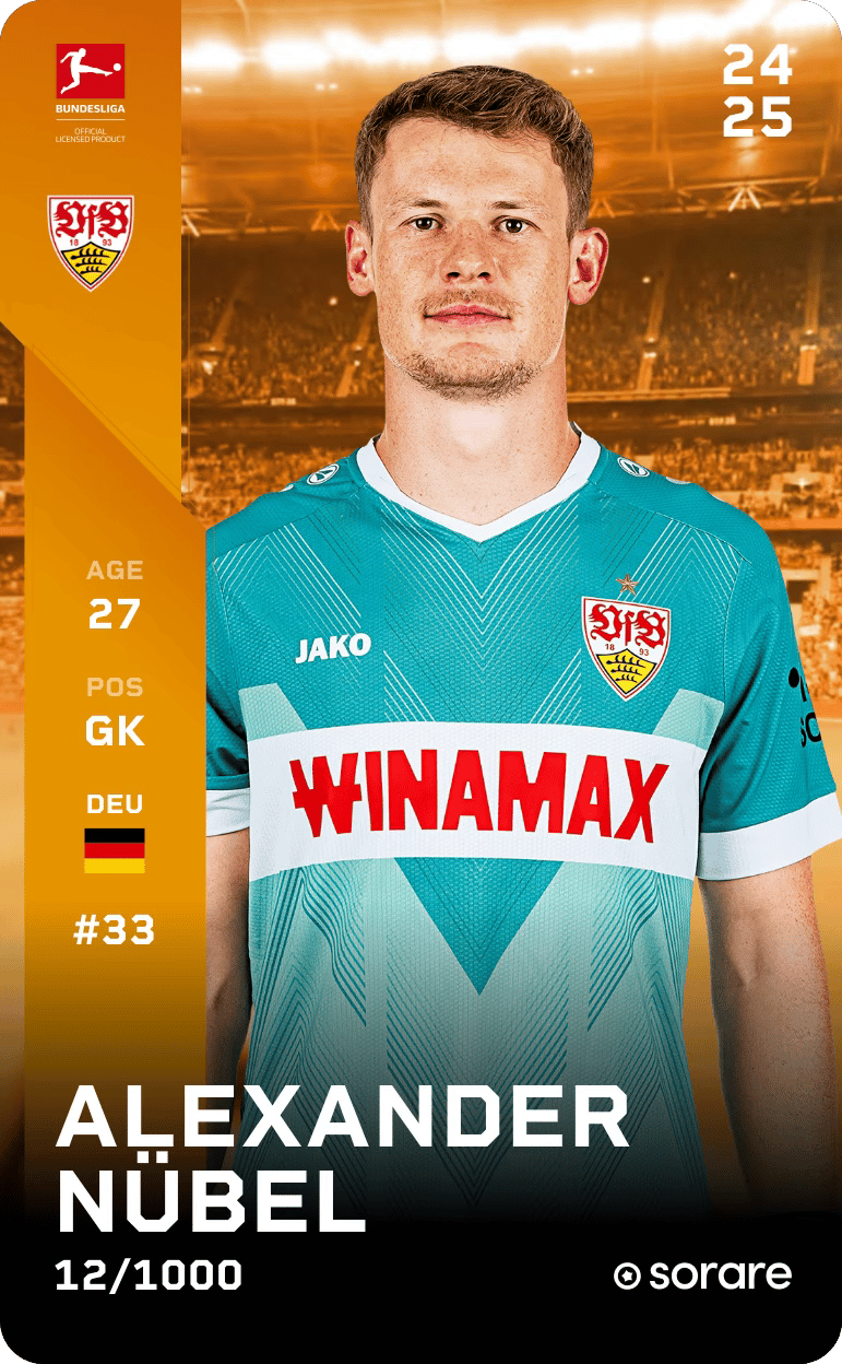 Alexander Nübel 2024-25 • Limited 12/1000