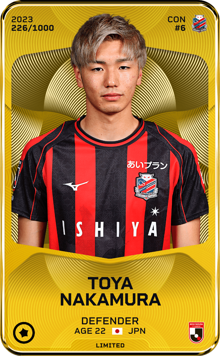 Toya Nakamura 2023-24 • Limited 226/1000