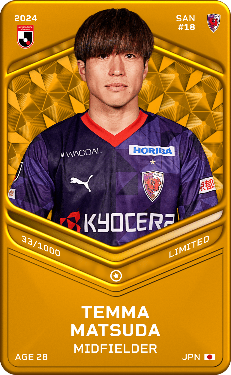 Temma Matsuda 2024-25 • Limited 33/1000