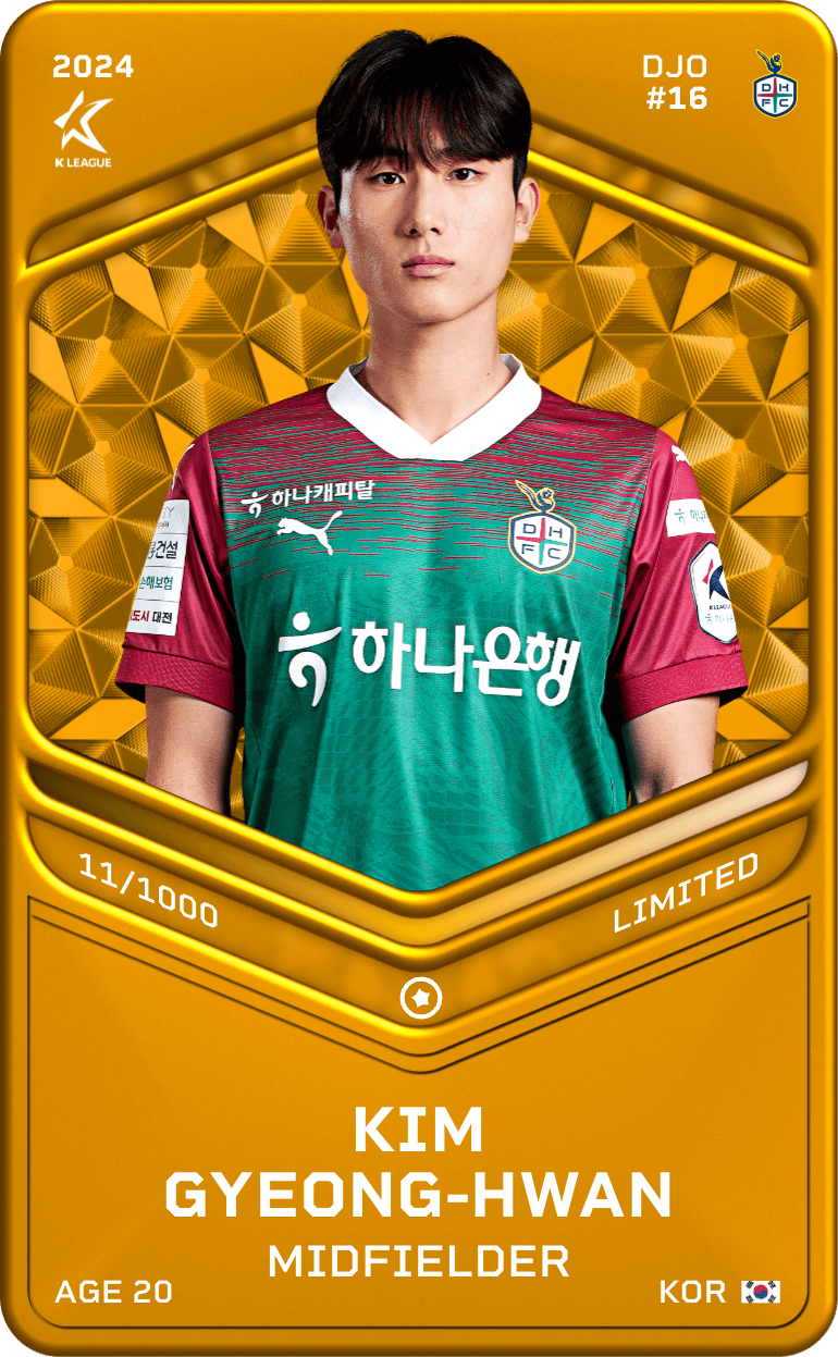 Kim Gyeong-Hwan 2024-25 • Limited 11/1000