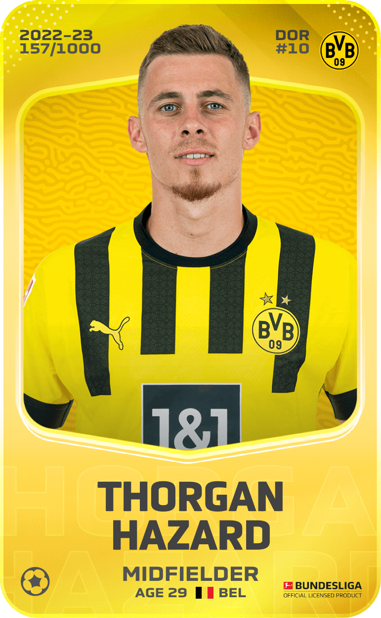 Thorgan Hazard 2022-23 • Limited 157/1000