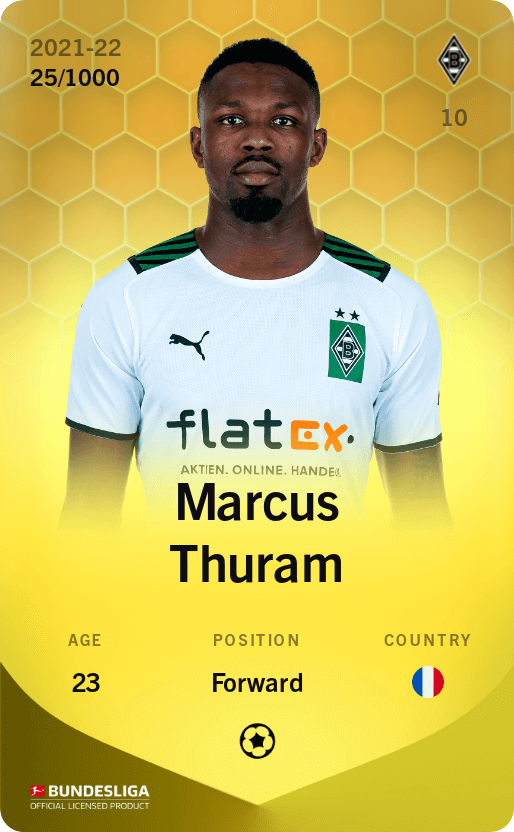 Marcus Thuram 2021-22 • Limited 25/1000