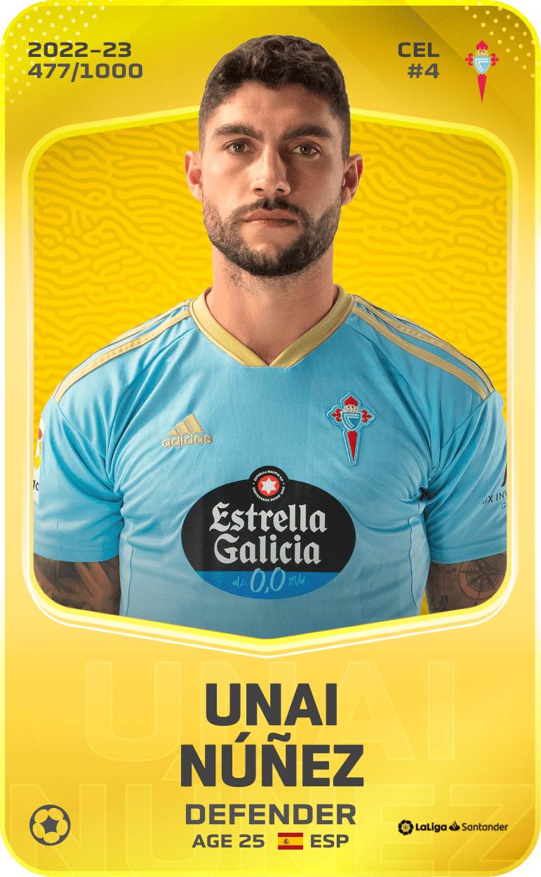 Unai Núñez 2022-23 • Limited 477/1000