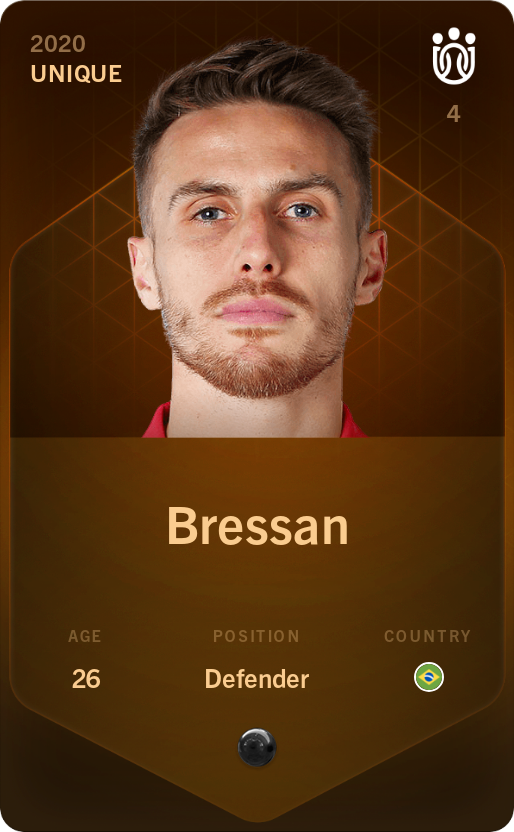 Sorare - Sorare Official - Bressan 2020-21 • Unique - NFT # 112937588500630975286015140700487483997045033945483270801848267053835249134064