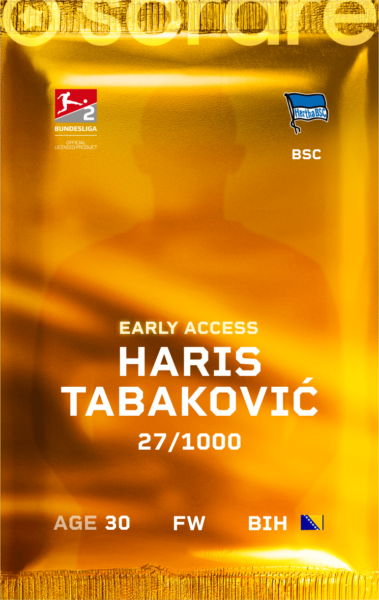 Haris Tabaković 2024-25 • Limited 27/1000