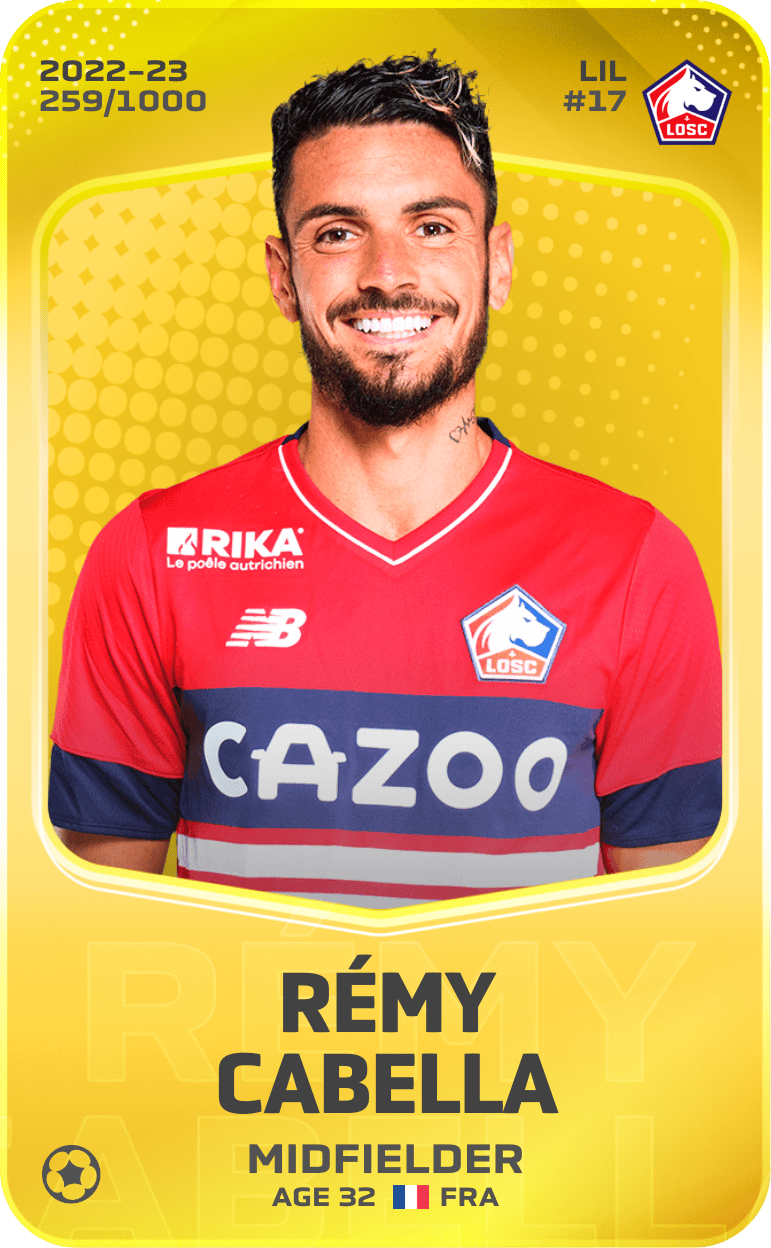 Rémy Cabella 2022-23 • Limited 259/1000