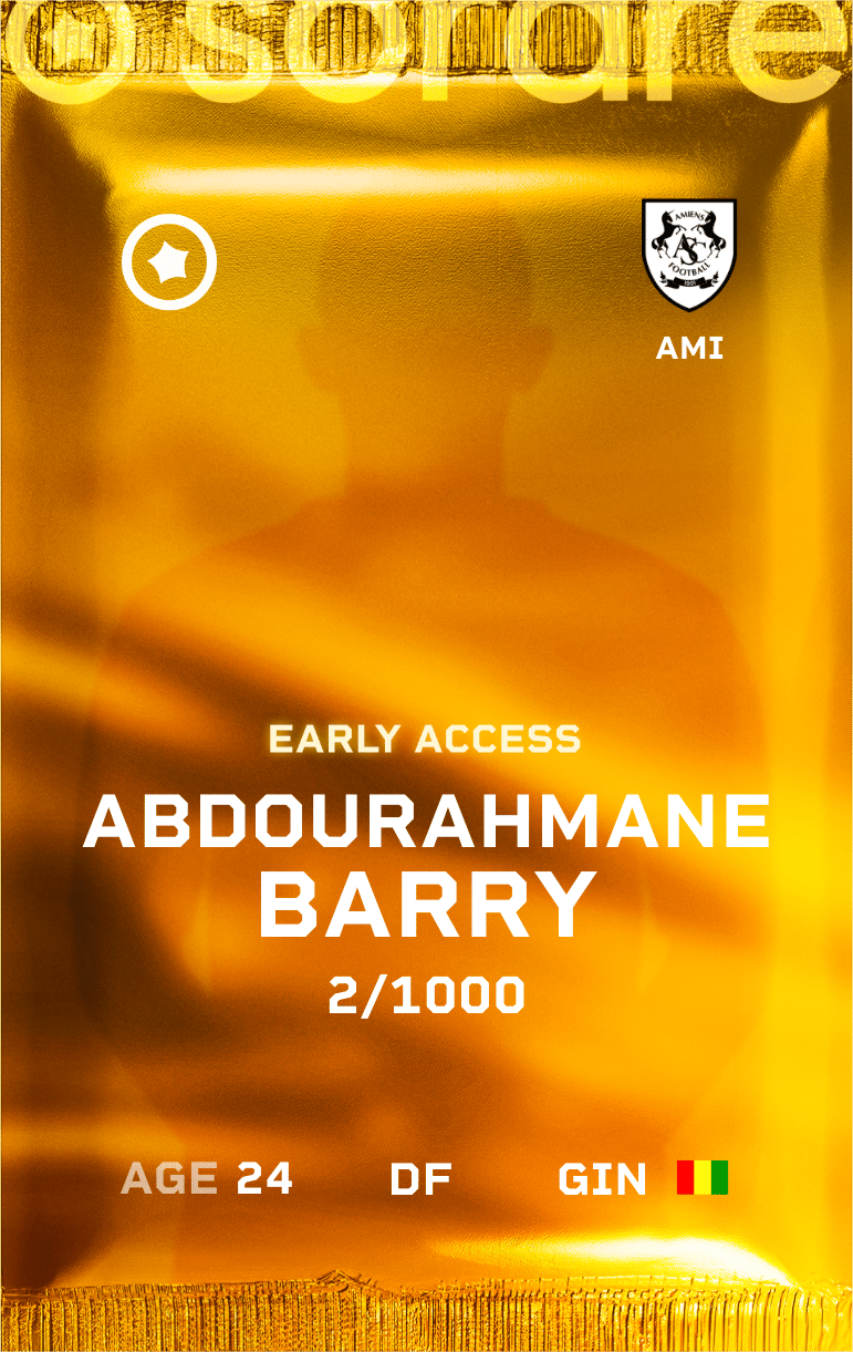 Abdourahmane Barry 2024-25 • Limited 2/1000