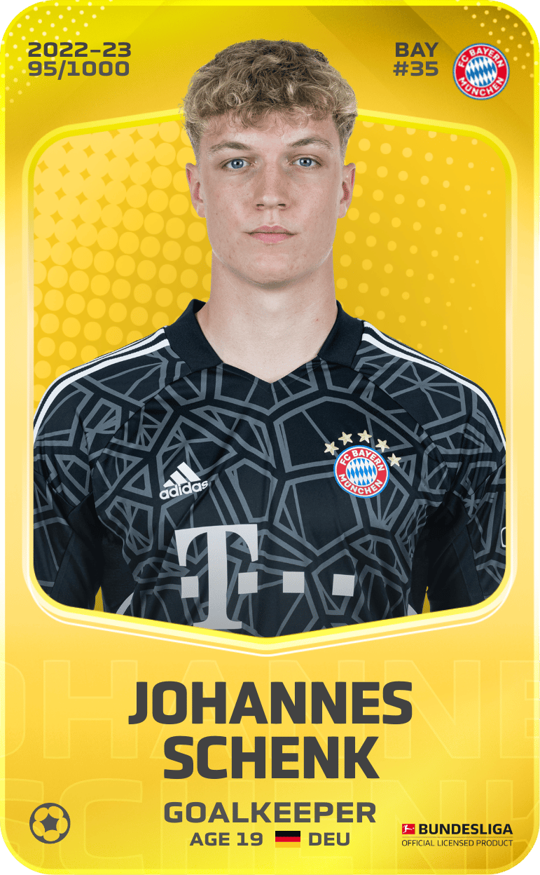 Johannes Schenk 2022-23 • Limited 95/1000