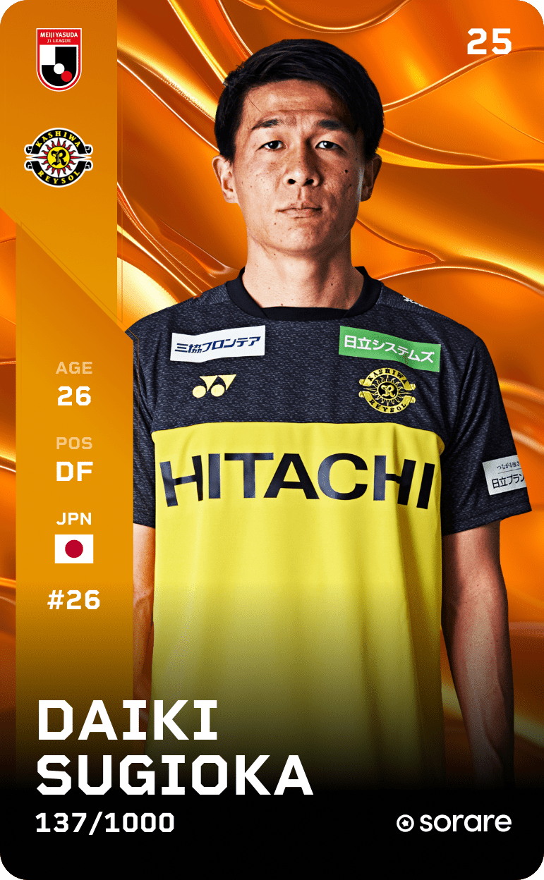 Daiki Sugioka 2025-26 • Limited 137/1000