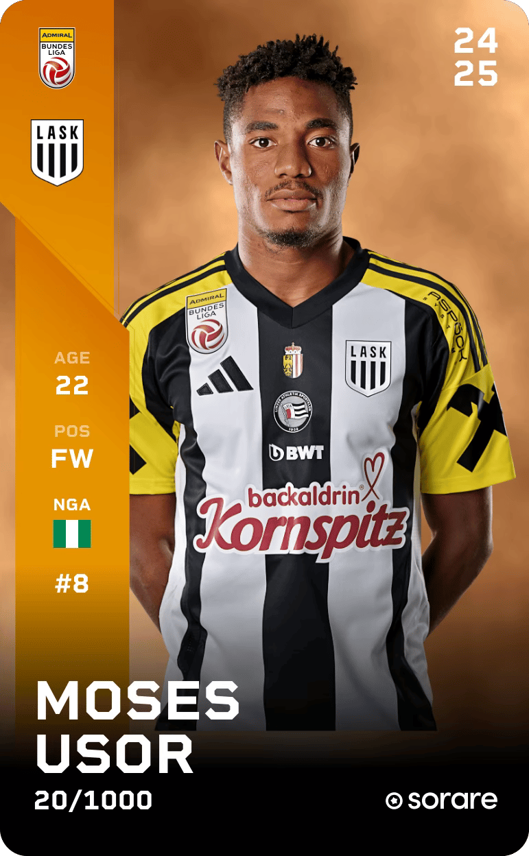 Moses Usor 2024-25 • Limited 20/1000