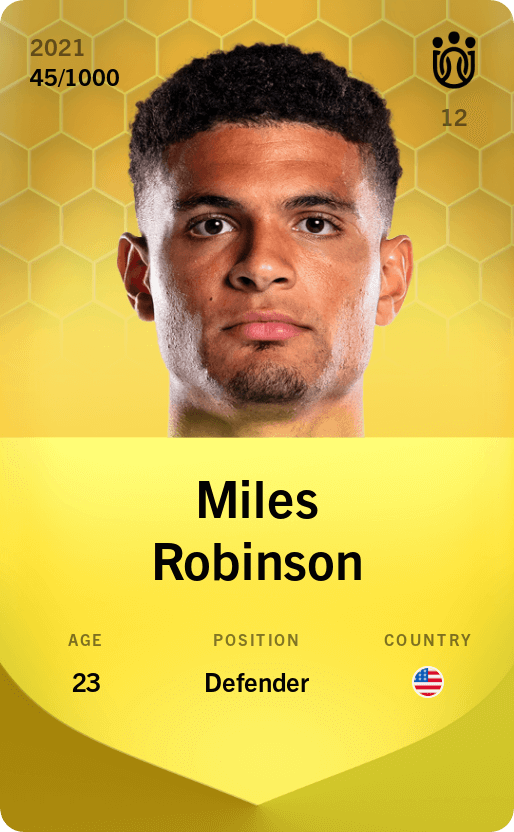 Miles Robinson 2021-22 • Limited 45/1000