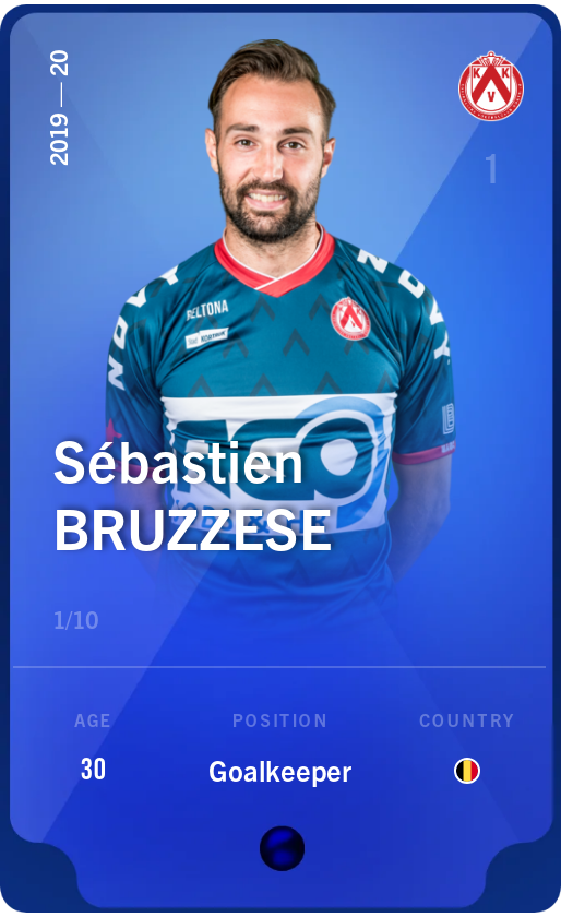 Sorare - Sorare Official - Sébastien Bruzzese 2019-20 • Super Rare 1/10 - NFT # 76678836892127499892503842023108011013279867174044744791035089422274210096384