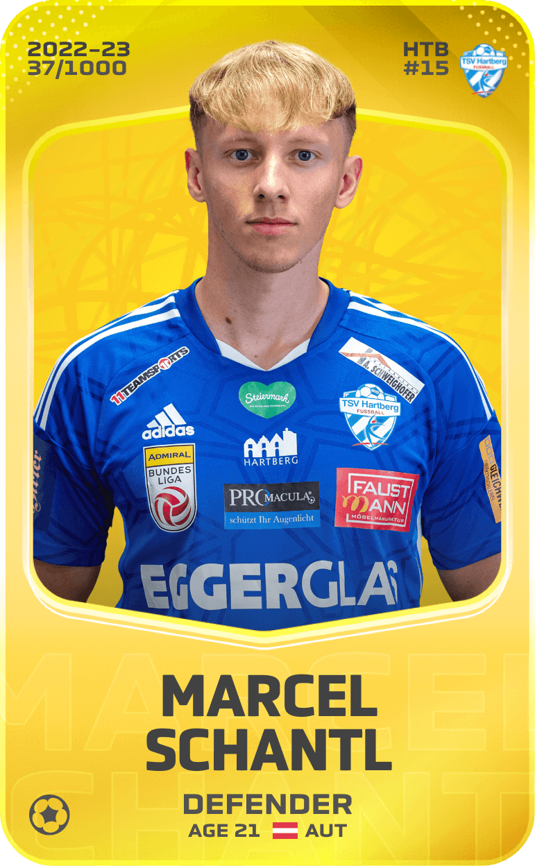 Marcel Schantl 2022-23 • Limited 37/1000
