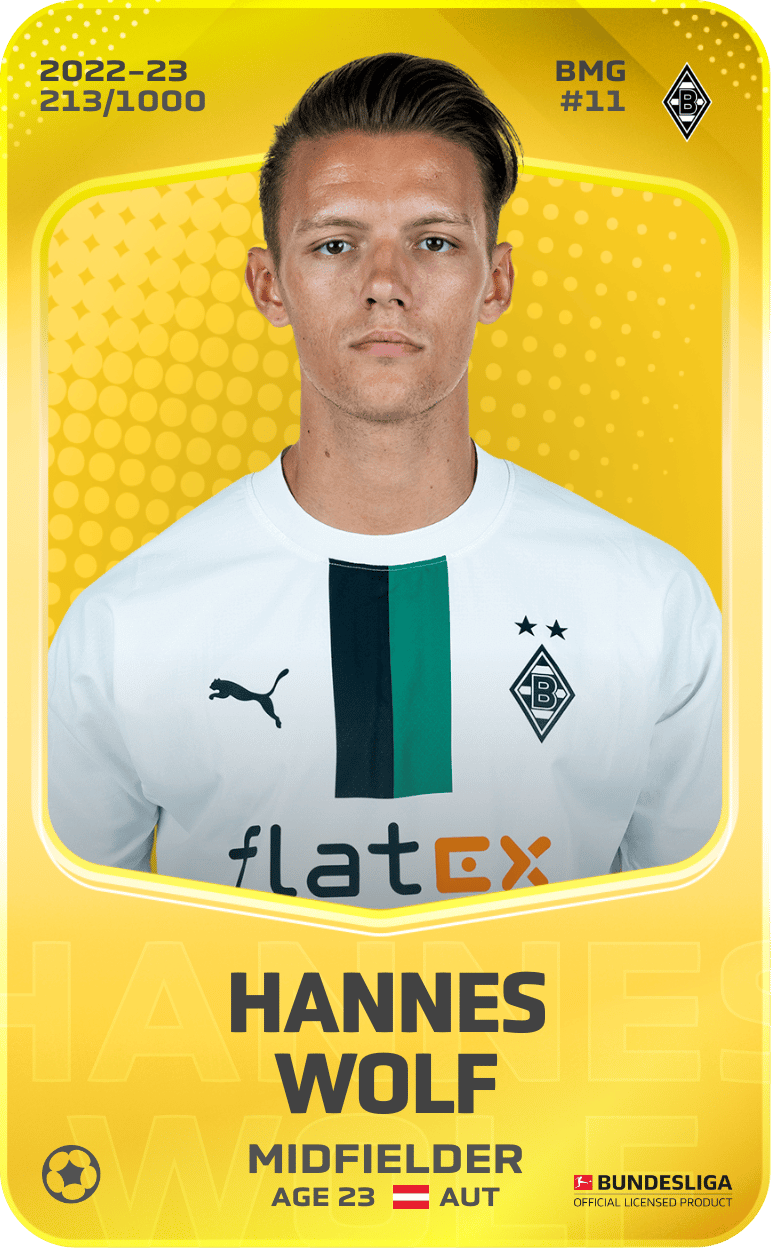 Hannes Wolf 2022-23 • Limited 213/1000