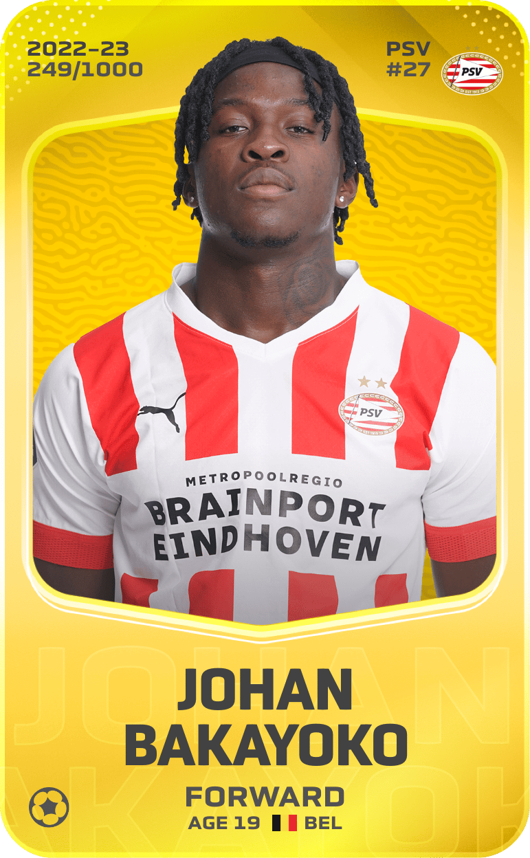 Johan Bakayoko 2022-23 • Limited 249/1000
