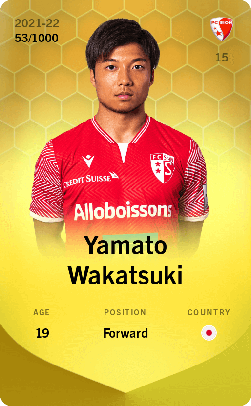 Yamato Wakatsuki 2021-22 • Limited 53/1000