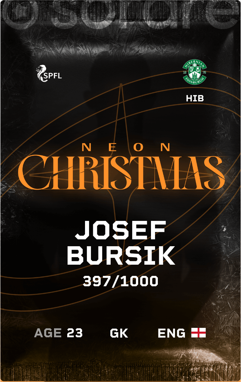 Josef Bursik 2024-25 • Limited 397/1000