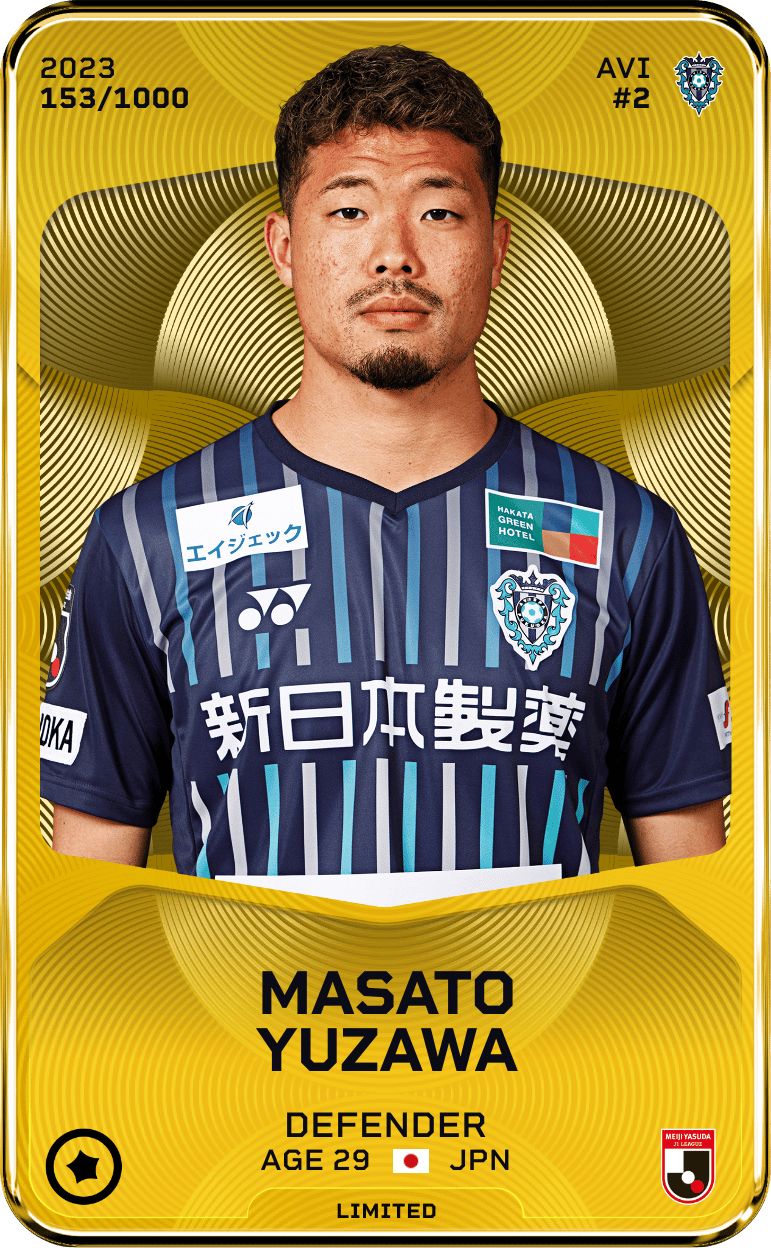 Masato Yuzawa 2023-24 • Limited 153/1000