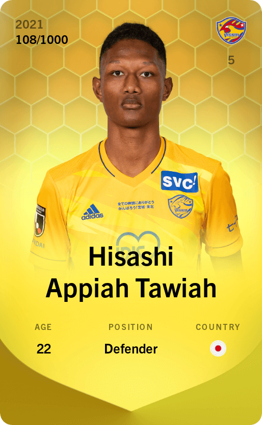 Hisashi Appiah Tawiah 2021-22 • Limited 108/1000
