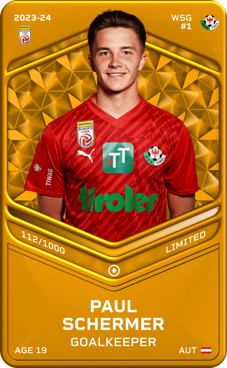 Paul Schermer 2023-24 • Limited 112/1000