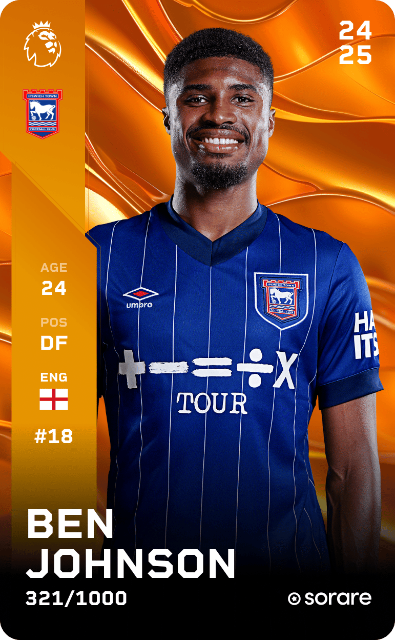 Ben Johnson 2024-25 • Limited 321/1000