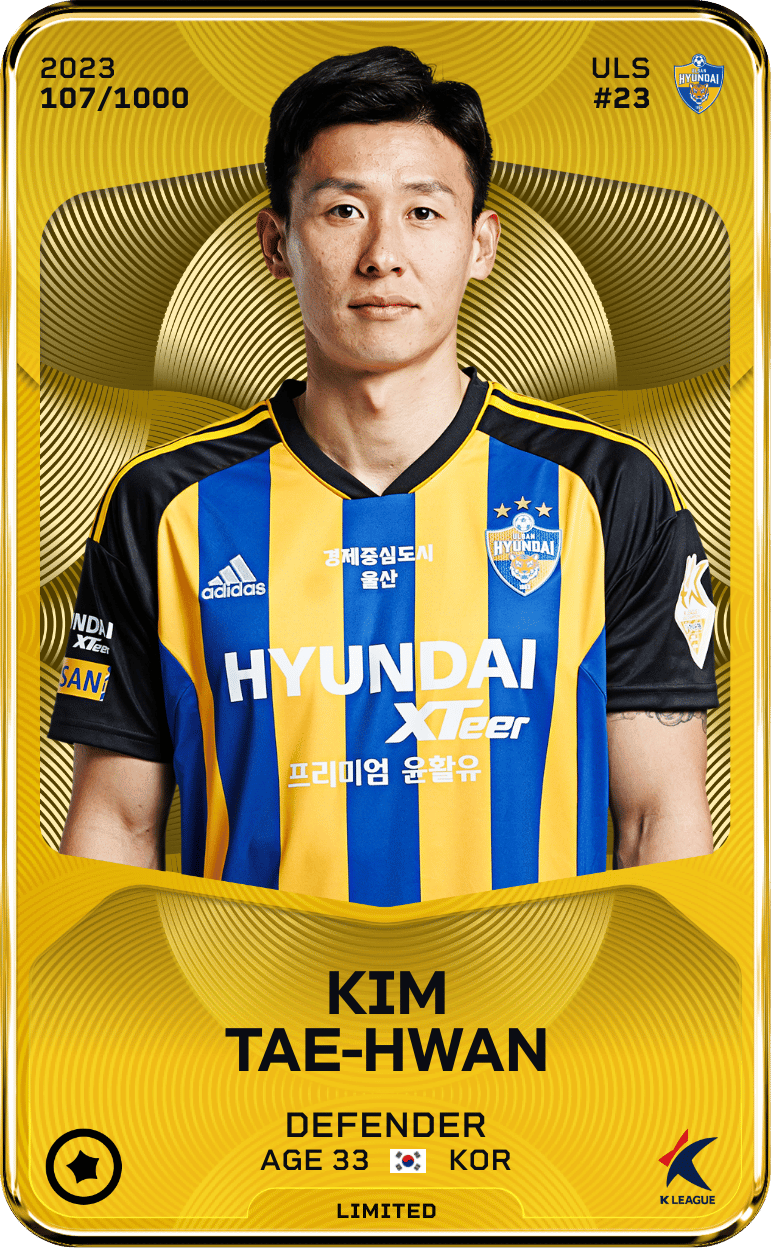Kim Tae-Hwan 2023-24 • Limited 107/1000