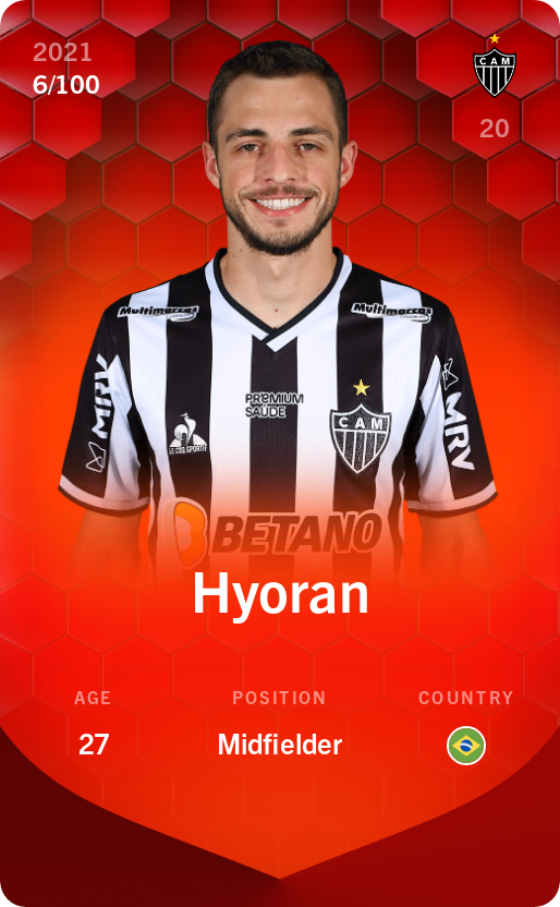 Sorare - Sorare Official - Hyoran 2021-22 • Rare 6/100 - NFT # 12597100623793106388132880772067789046267689178918379550287482668308585966958
