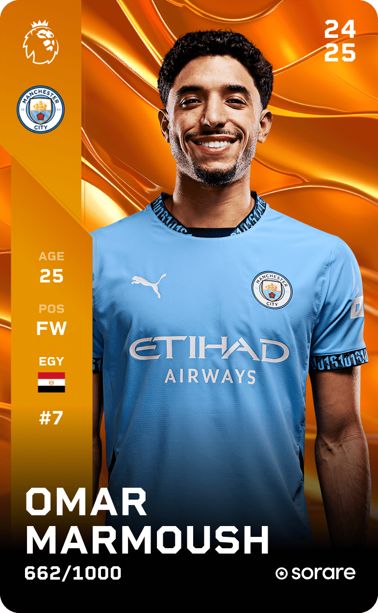 Omar Marmoush 2024-25 • Limited 662/1000