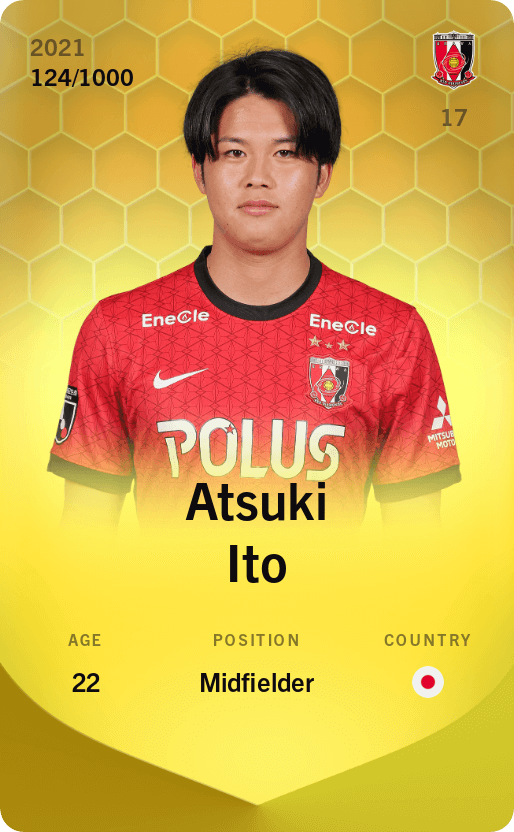 Atsuki Ito 2021-22 • Limited 124/1000