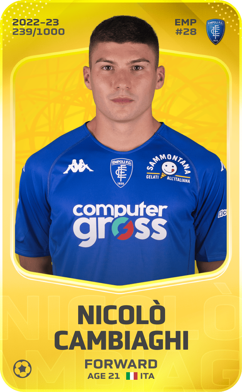 Nicolò Cambiaghi 2022-23 • Limited 239/1000