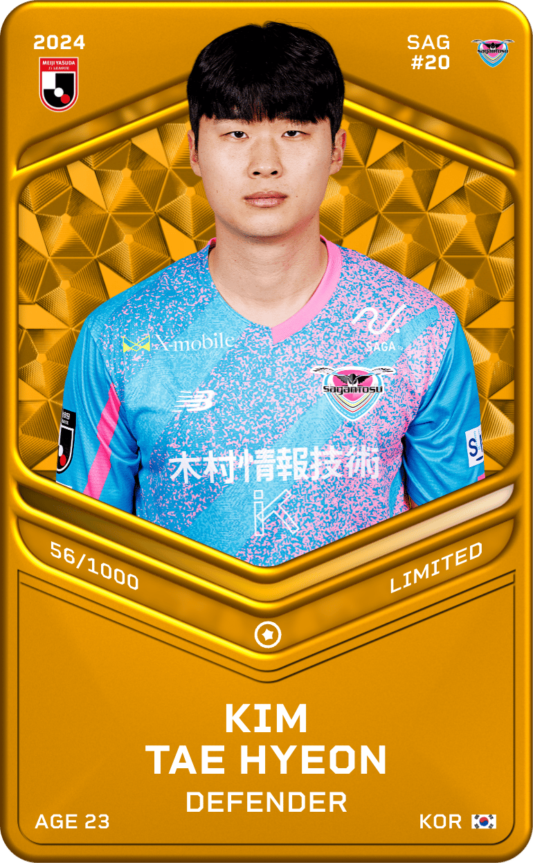 Kim Tae-Hyeon 2024-25 • Limited 56/1000