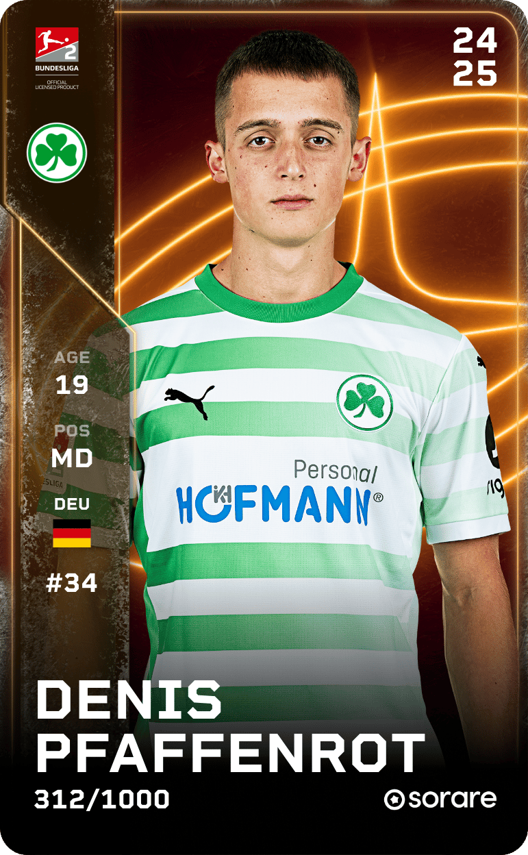 Denis Pfaffenrot 2024-25 • Limited 312/1000
