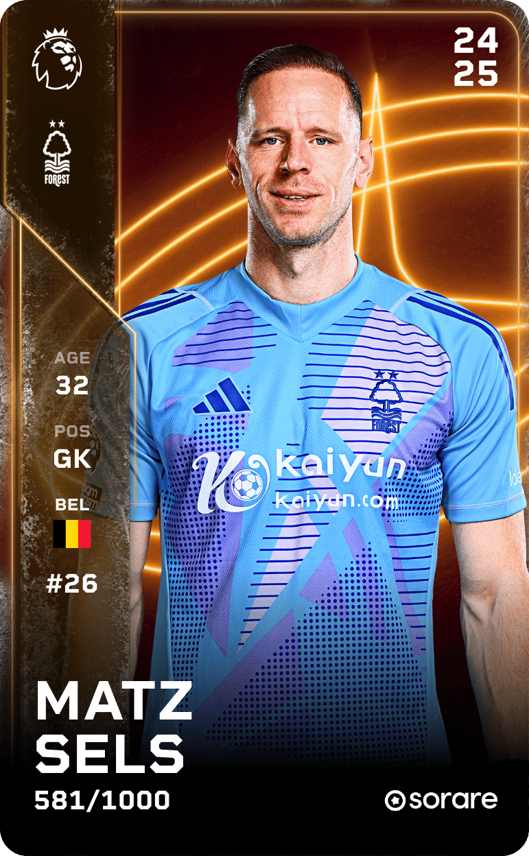 Matz Sels 2024-25 • Limited 581/1000