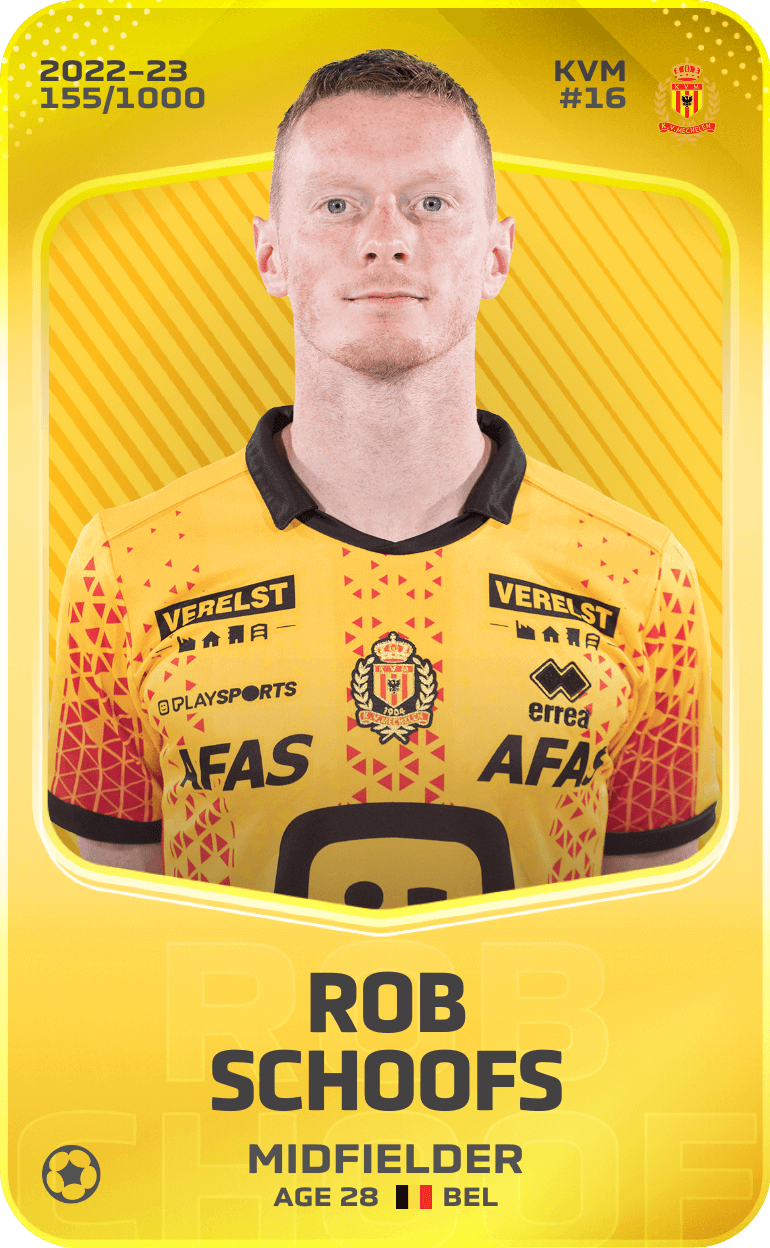 Rob Schoofs 2022-23 • Limited 155/1000