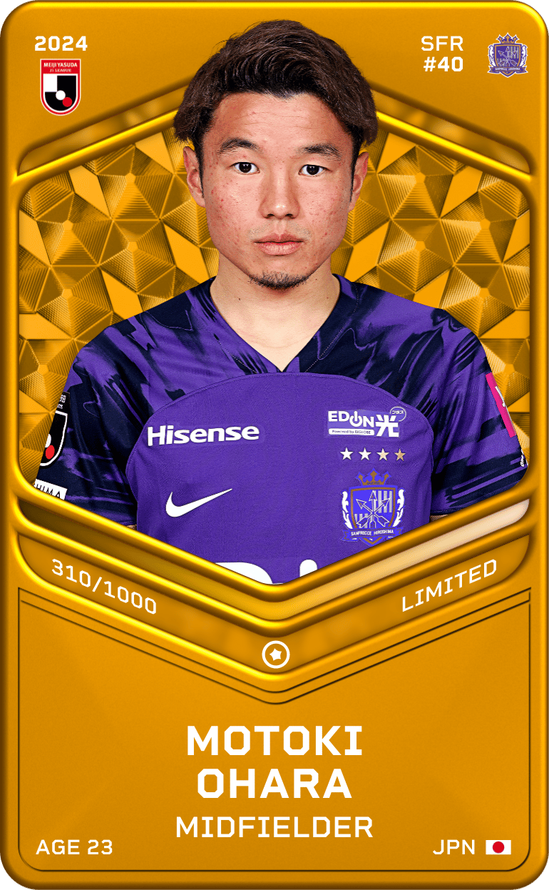 Motoki Ohara 2024-25 • Limited 310/1000