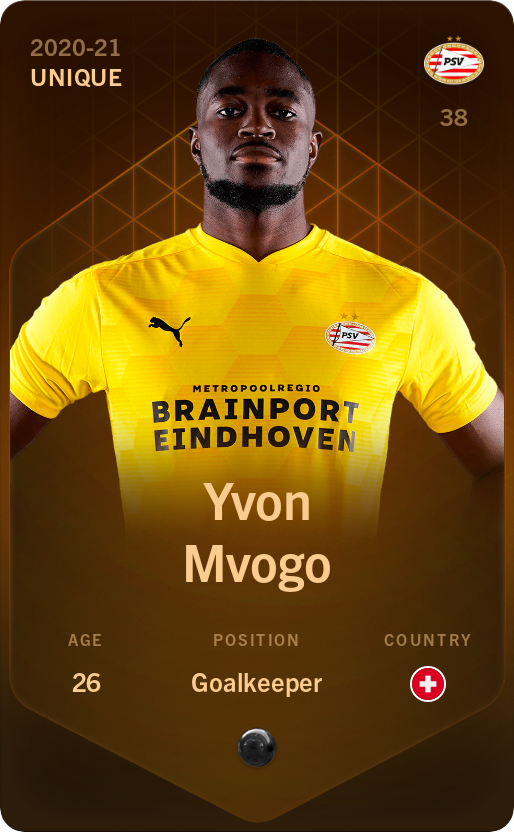 Sorare - Sorare Official - Yvon Mvogo 2020-21 • Unique - NFT # 4090403678141448836633134135648812383639696426018476412924659584272935751178