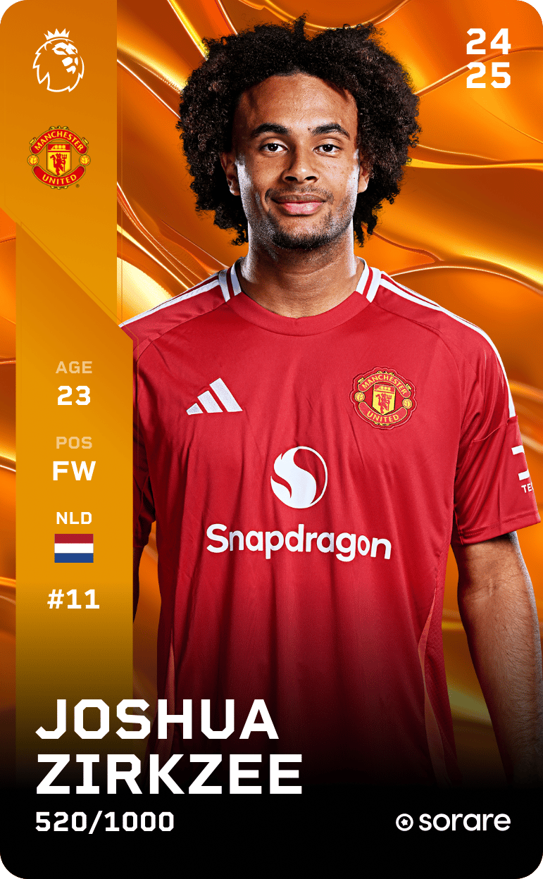 Joshua Zirkzee 2024-25 • Limited 520/1000