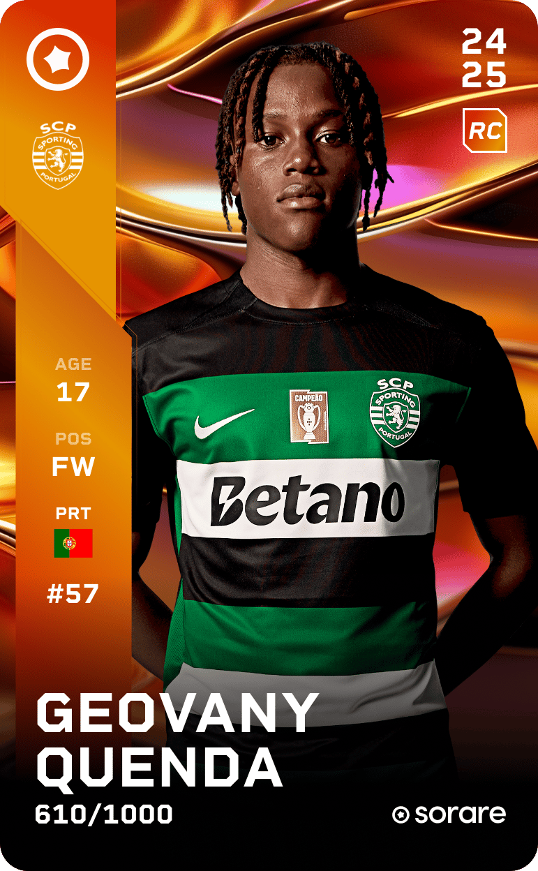 Geovany Quenda 2024-25 • Limited 610/1000