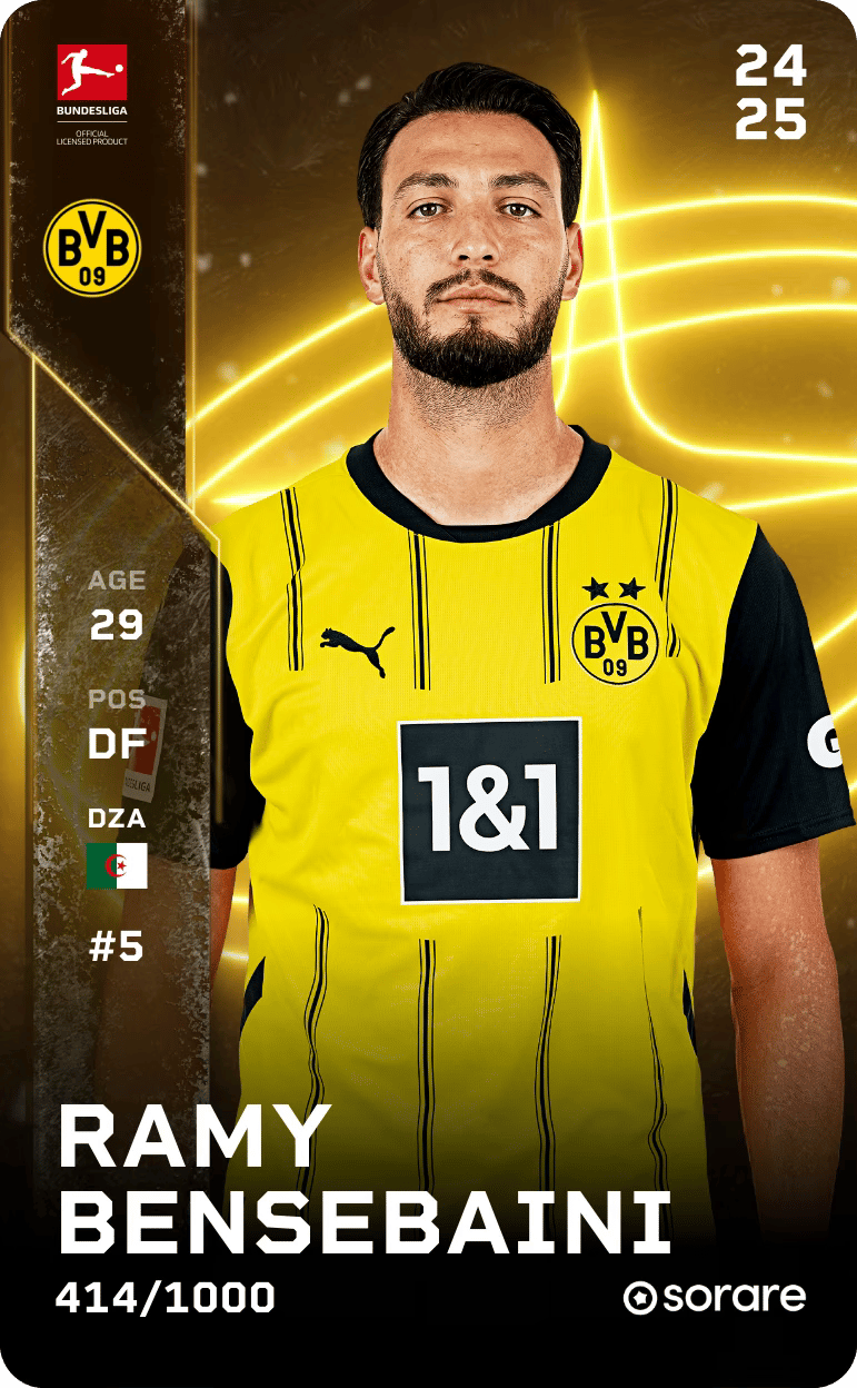 Ramy Bensebaini 2024-25 • Limited 414/1000